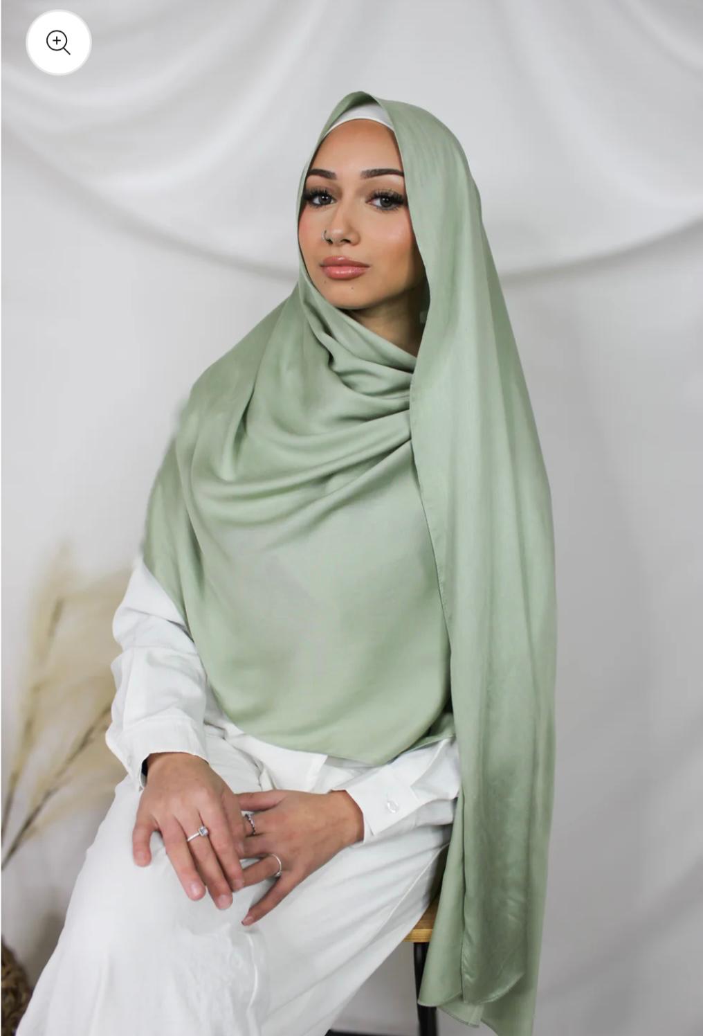 Satin Modal - Pistachio