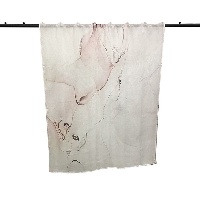 Printed Modal - Pink Swirls