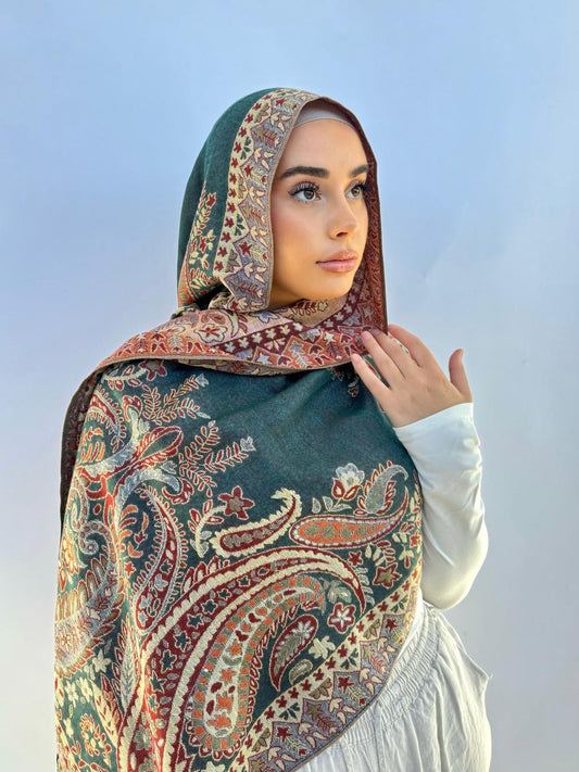 Pashmina - Hunter Green