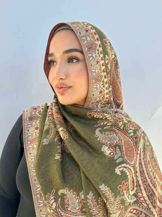 Pashmina - Olive