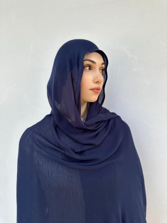 Viscose - Navy